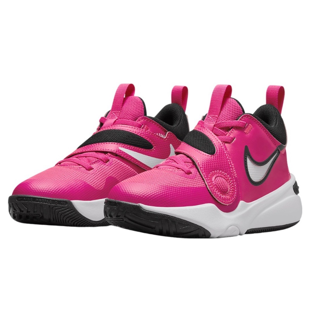 Nike Team Hustle D 11 GS Girls Fierce Pink / Black Sz 4.5y  - Great condition - Picture 9 of 10